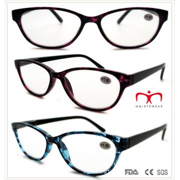 Ladies Plastic Colorful Demi Reading Glasses (WRP508333)